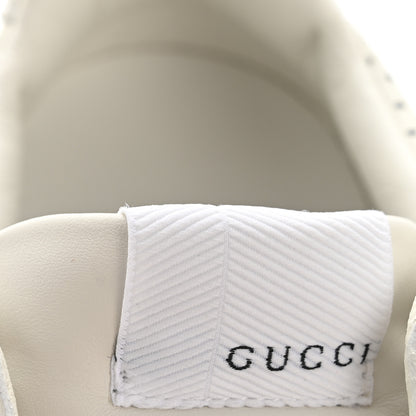 Gucci Calfskin GG Tennis Embossed Perforated Womens Platform 55mm Sneakers 37 Great White 10 of 11