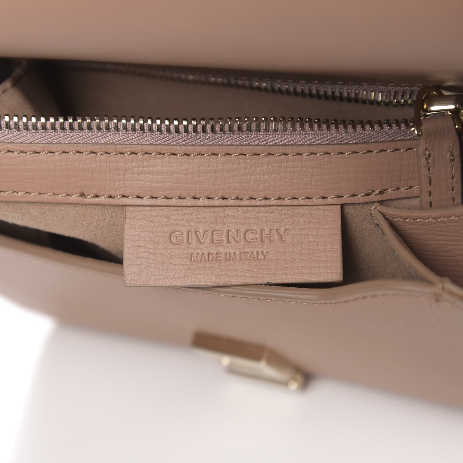 Givenchy Textured Calfskin Mini Pandora Box Chain Crossbody Bag Old Pink 6 of 10