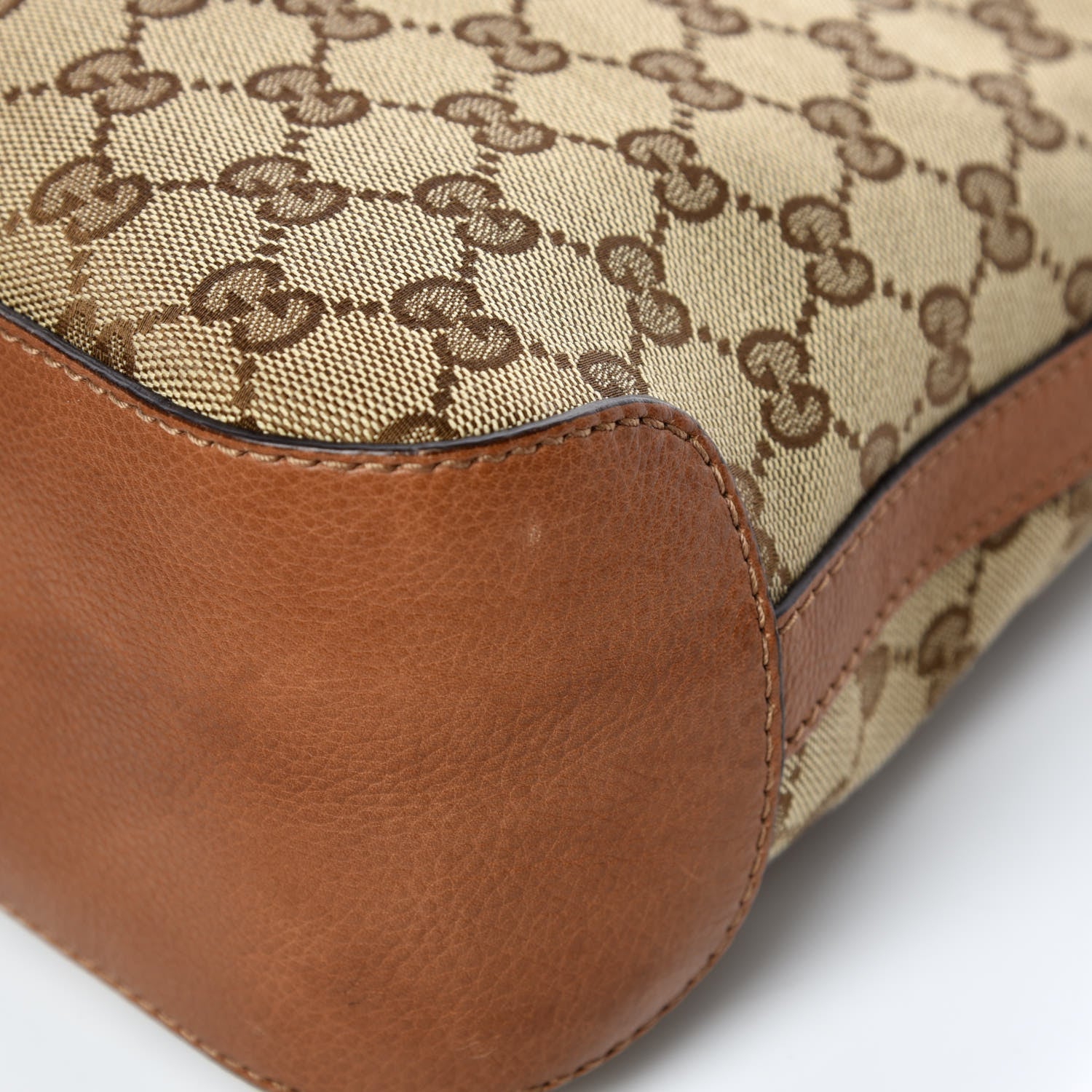 Gucci Monogram Medium Marrakech Hobo Camel 9 of 13