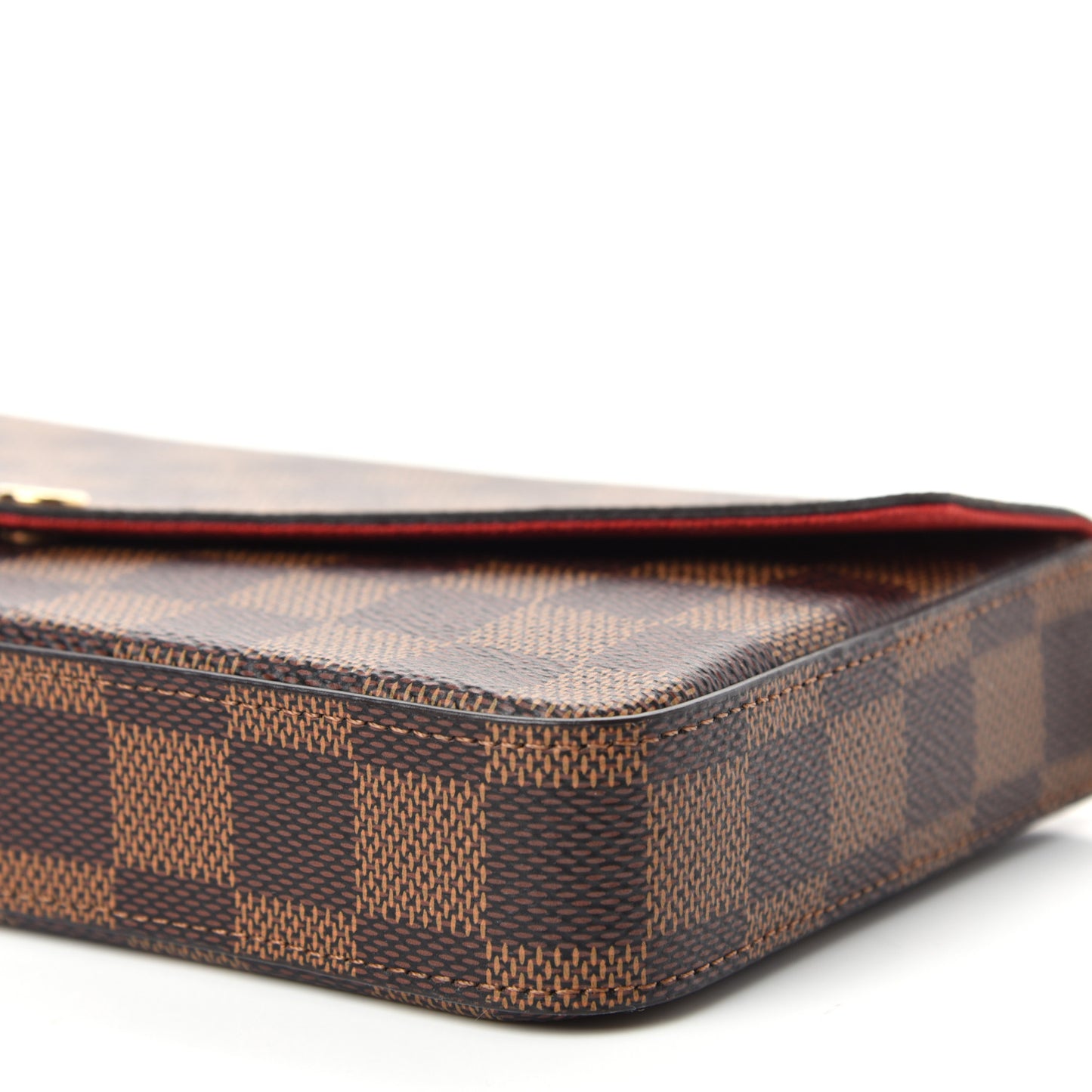 Damier Ebene Pochette Felicie Chain Wallet
