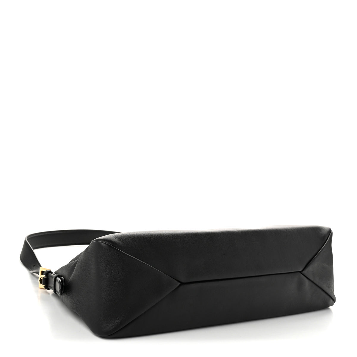 Prada Soft Calfskin Large Aimée Shoulder Bag Black 4 of 10