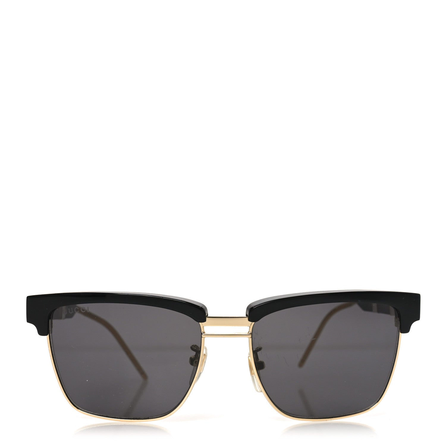 Gucci Squared Aviator GG Sunglasses GG0603S Black 2 of 6
