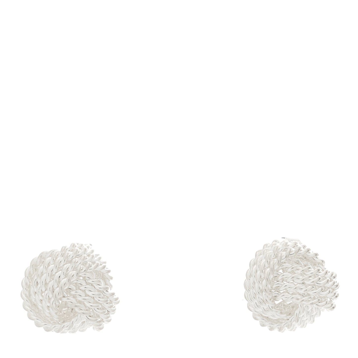 Sterling Silver Twist Knot Earrings