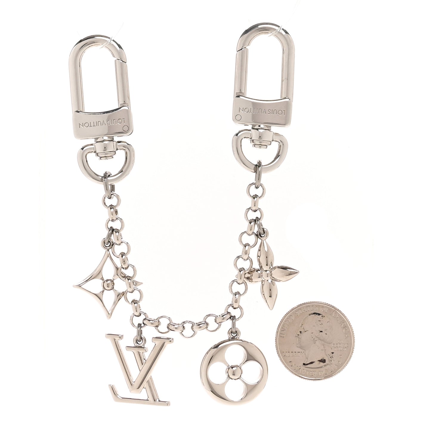 LV Iconic Bag Charm Silver