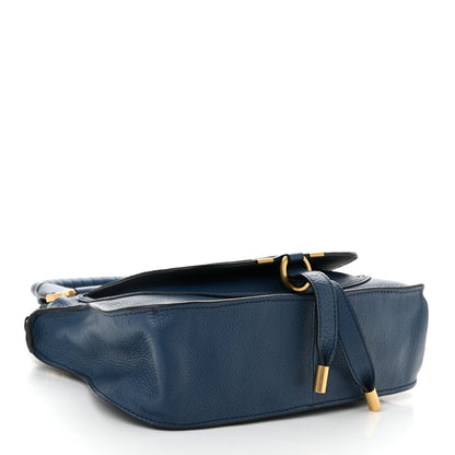Chloe Calfskin Small Marcie Satchel Deep Denim 4 of 11