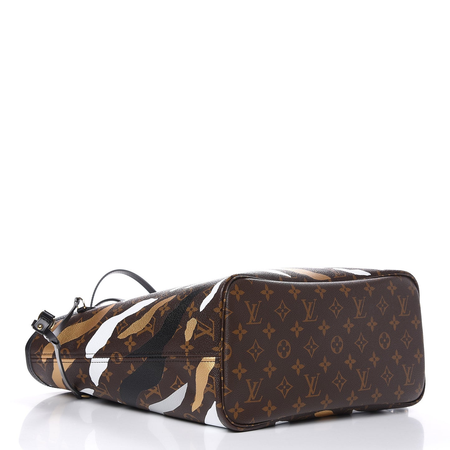 X LOL Monogram Neverfull MM Gold Silver