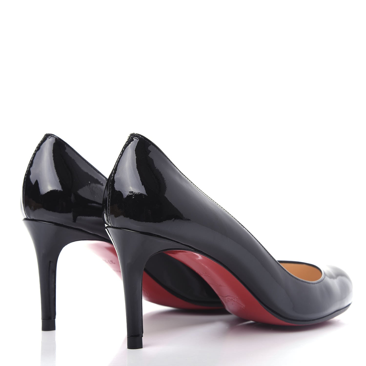Christian Louboutin Patent Simple 70 Pumps 37.5 Black 4 of 10