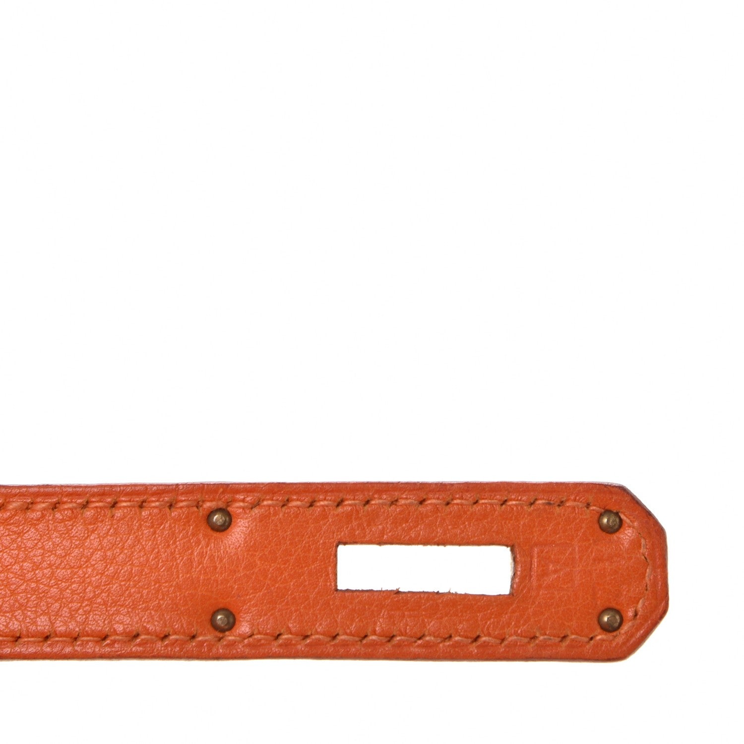 Hermes Veau Gulliver Kelly Retourne 35 Orange 8 of 13