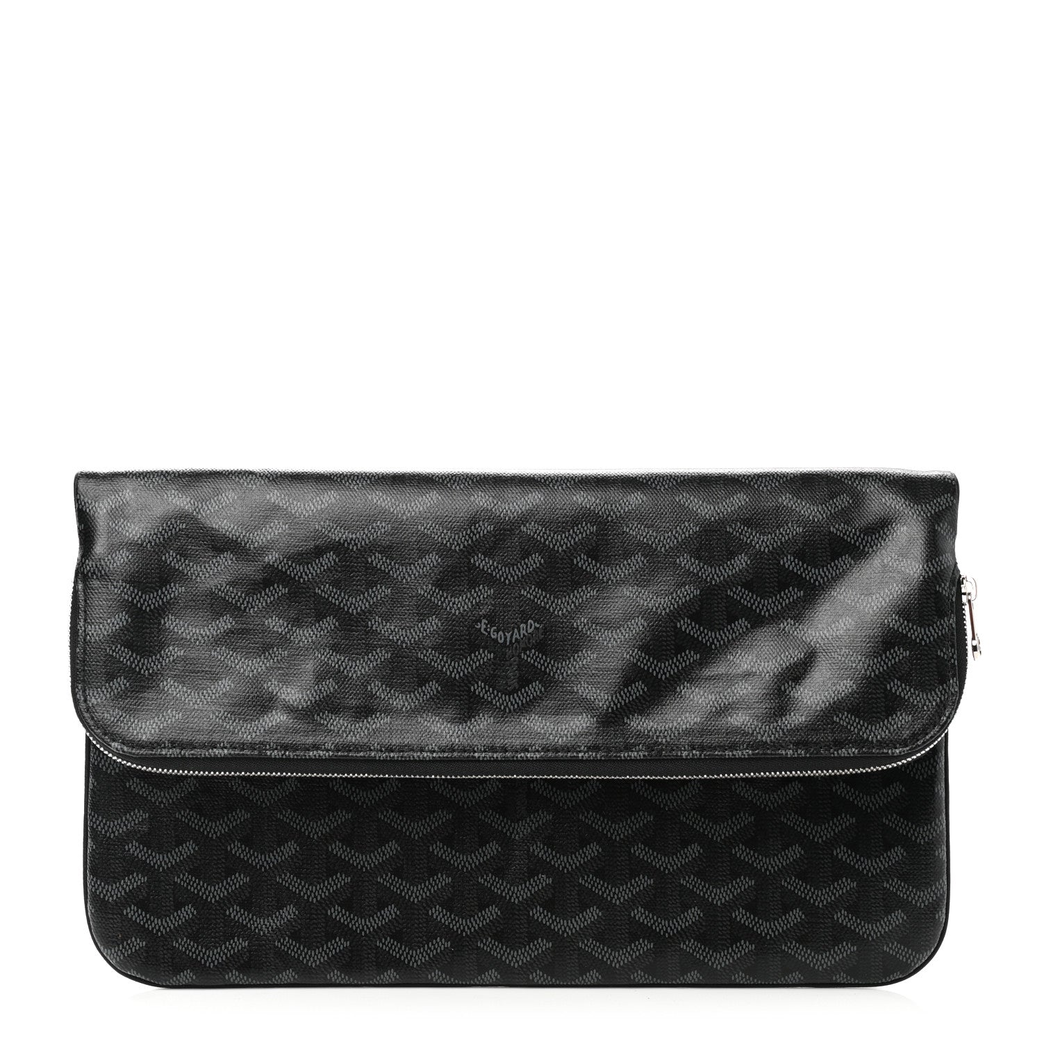 Goyard Goyardine Sainte Marie Soft Clutch Black 1 of 9