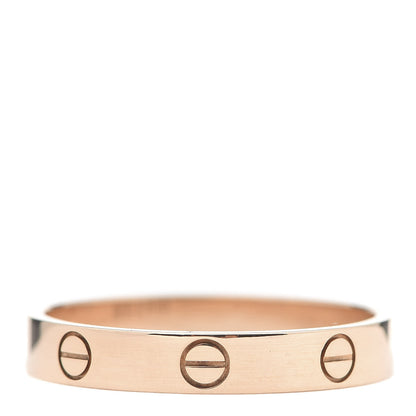 Cartier 18K Pink Gold 3.5mm LOVE Wedding Band Ring 62 10 3 of 4