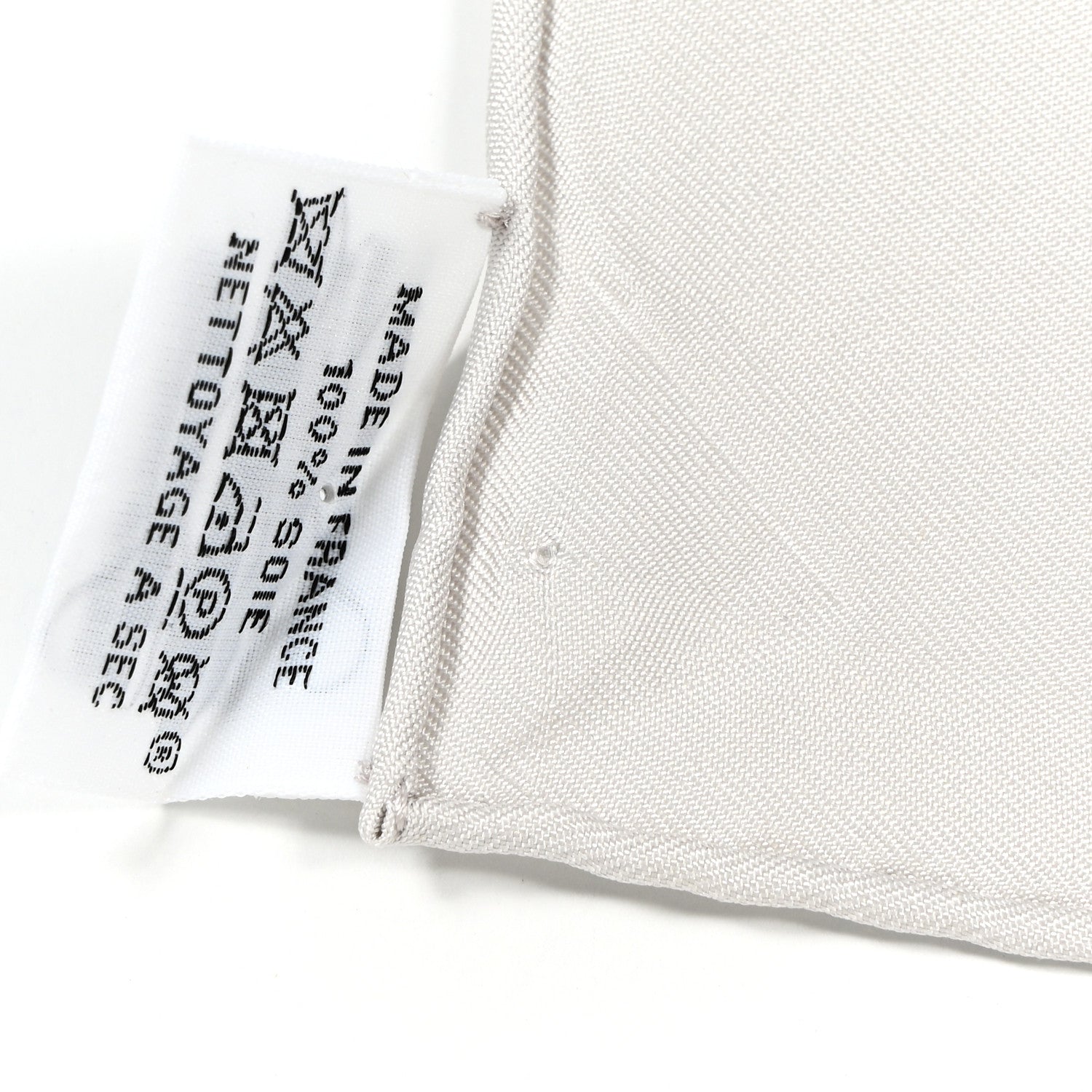 Hermes Silk Please Check In Scarf 90 Gris Perle Etoupe 5 of 5