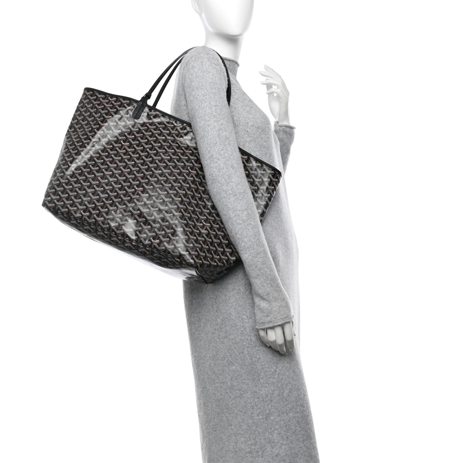Goyard Goyardine Saint Louis GM Black 2 of 13