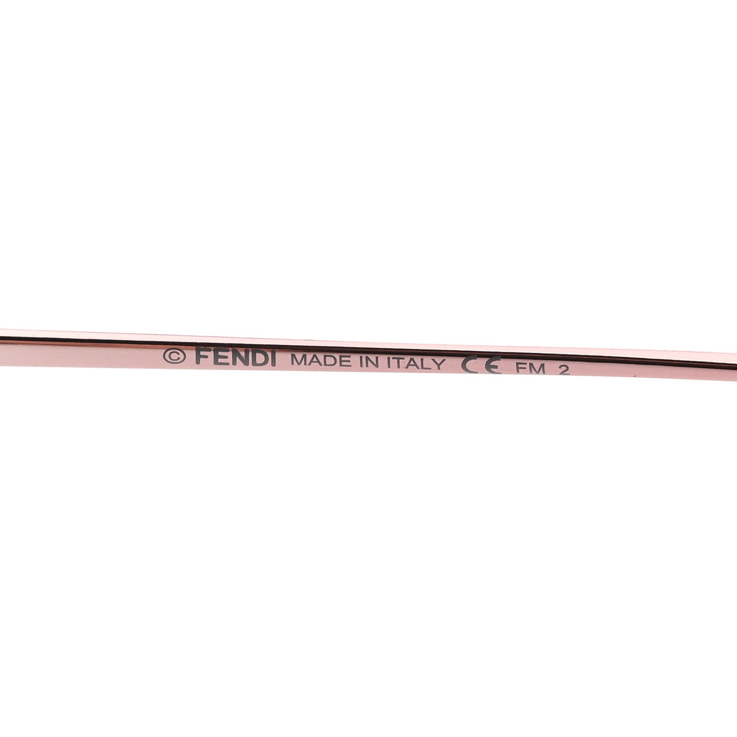 Fendi Crystal Round Sunglasses FF0324/S Rose 6 of 7
