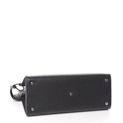 Givenchy Grained Calfskin Small Horizon Satchel Black 4 of 10