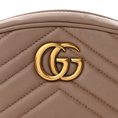 Gucci Calfskin Matelasse GG Marmont Belt Bag 75 30 Porcelain Rose 8 of 10