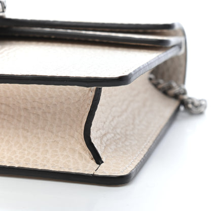 Gucci Dollar Calfskin Crystal Super Mini Dionysus Shoulder Bag Mystic White Black Diamond 8 of 9