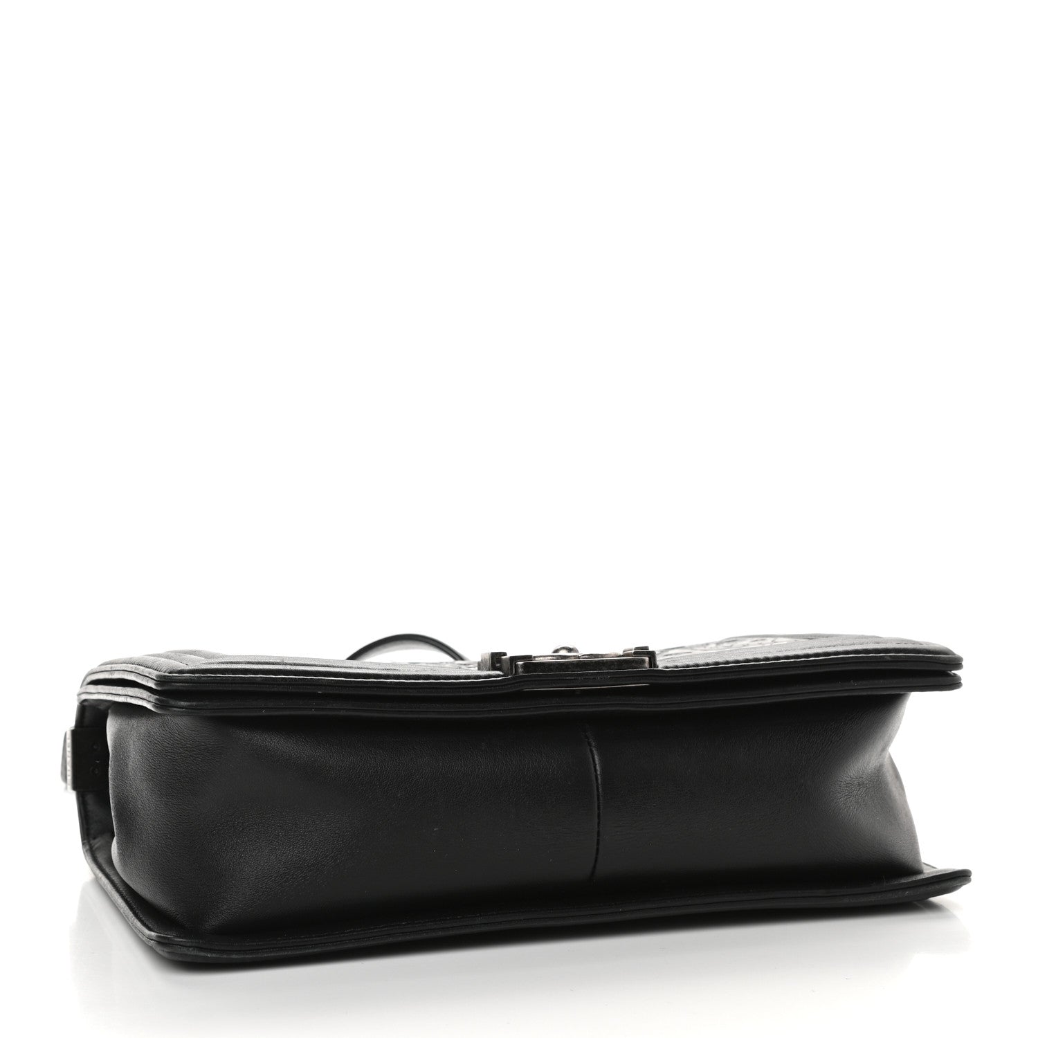 Chanel Calfskin Embossed New Medium Cordoba Boy Flap Black 4 of 9