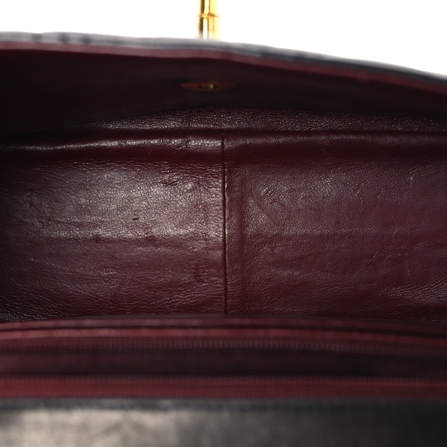 Lambskin Quilted Medium Single Flap Black