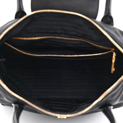 Prada Tessuto Nylon Saffiano Tote Black 5 of 12