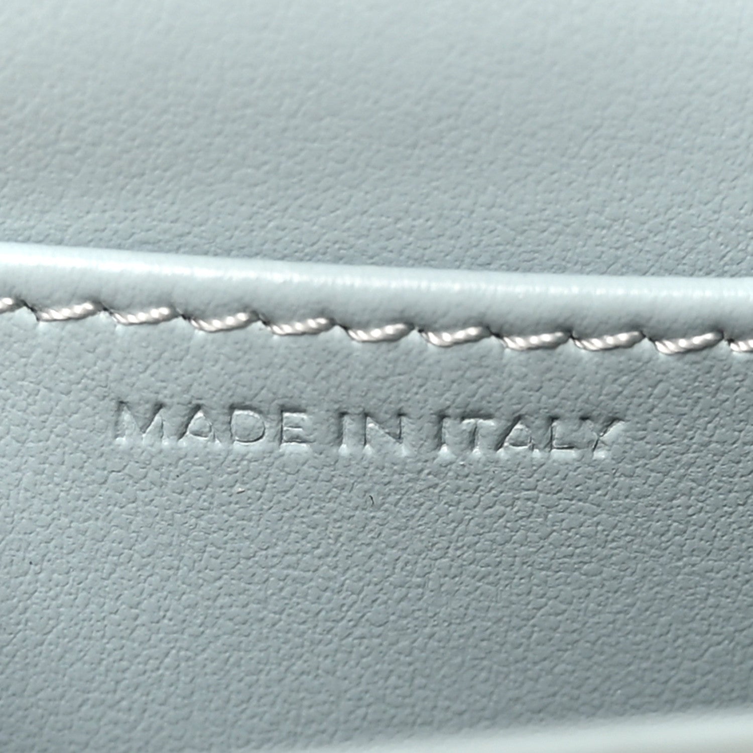 Celine Shiny Calfskin Mini Triomphe Ice Blue 7 of 11