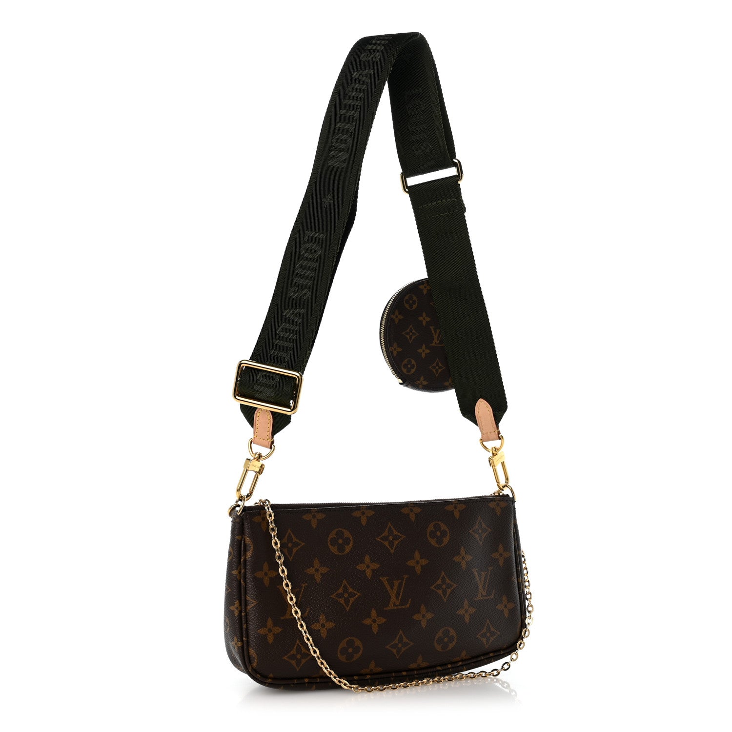 Louis Vuitton Monogram Multi Pochette Accessories Kaki 2 of 10