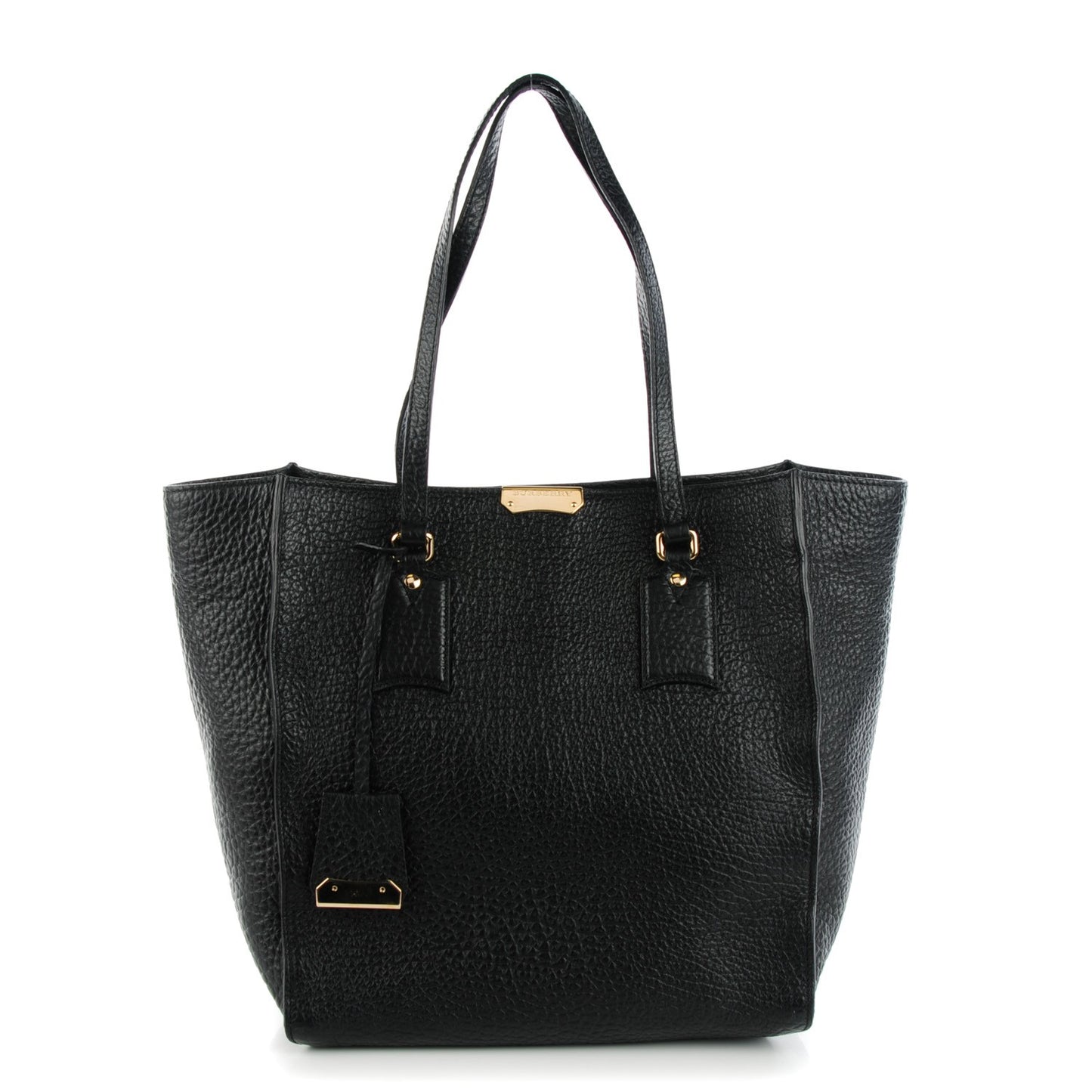 Heritage Grain Medium Woodbury Tote Black