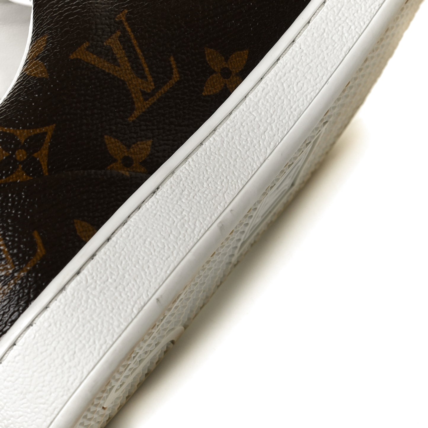 Calfskin Monogram LV Black Heart Sneakers 36 Cacao