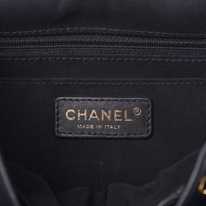 Chanel Calfskin Chevron Quilted Small Urban Spirit Backpack Black 6 of 10