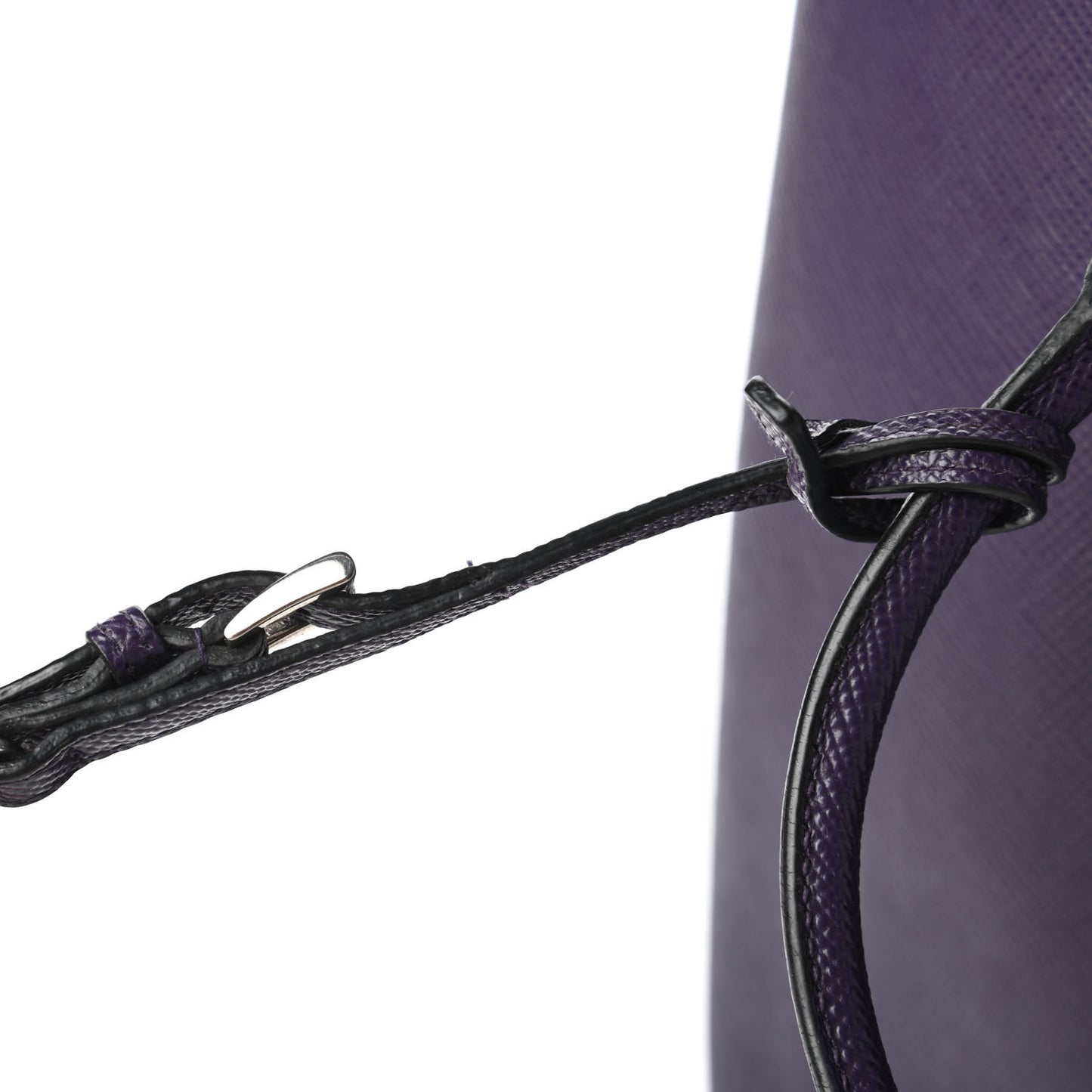 Saffiano Cuir Medium Double Handle Tote Viola