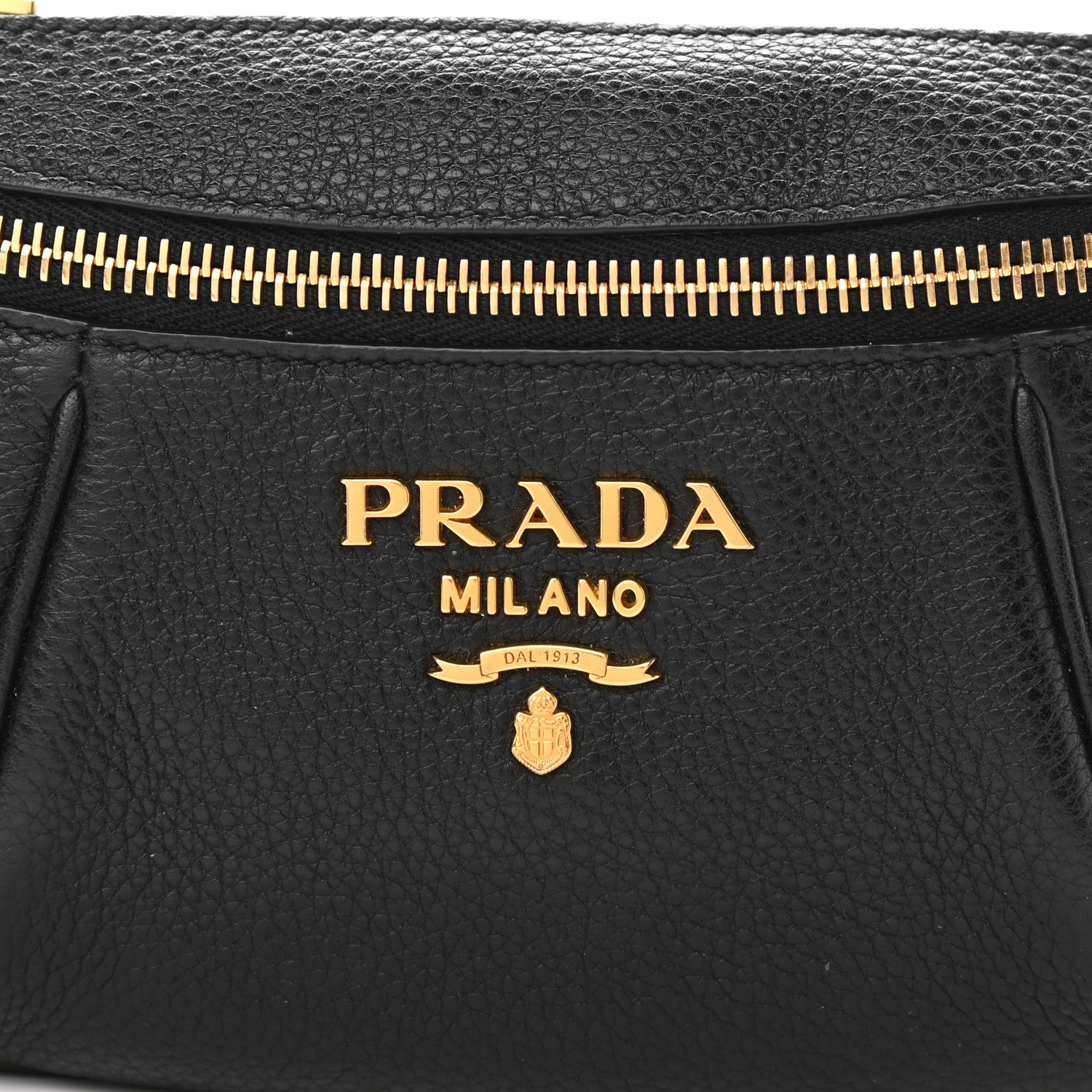 Prada Vitello Daino Small Belt Bag Black 8 of 10