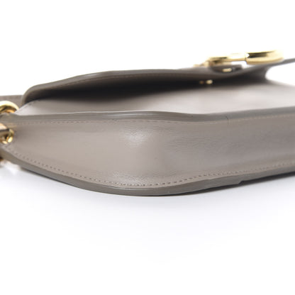 Chloe Shiny Calfskin Small Tess Crossbody Motty Grey 7 of 8