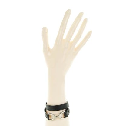 Hermes Chamonix Baby Pavane Double Tour Bracelet S Black 2 of 8