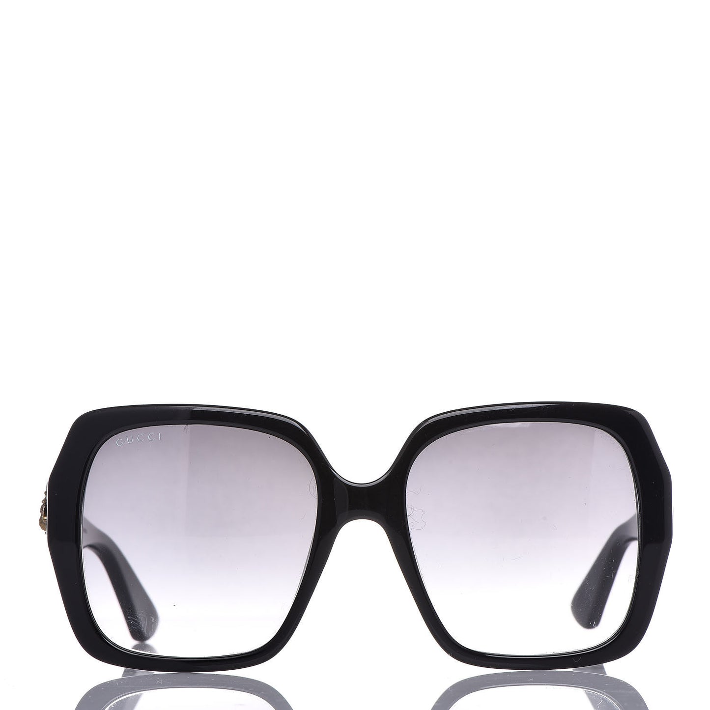 Acetate Square Frame GG0096S Sunglasses Black