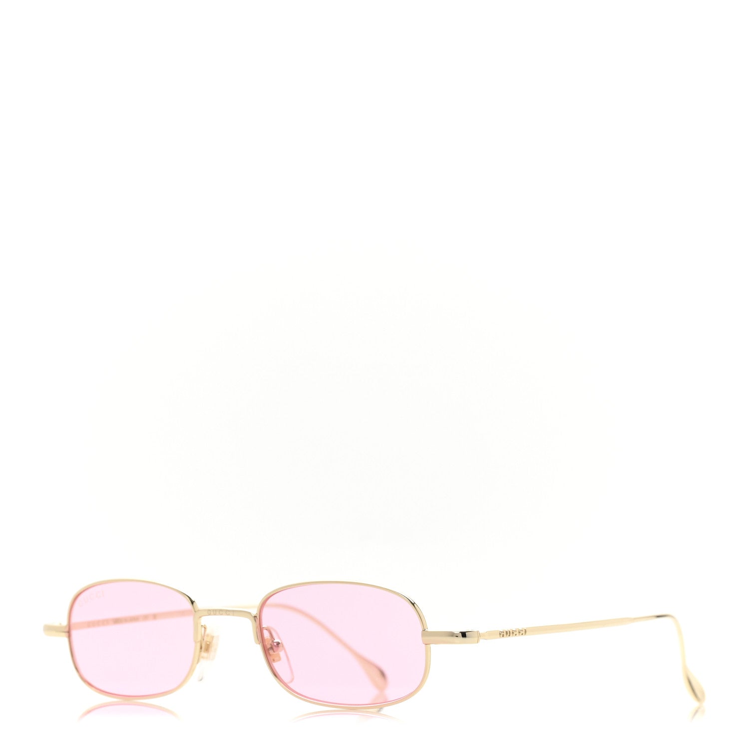 Gucci Metal Sunglasses GG1648S Pink Gold 1 of 9