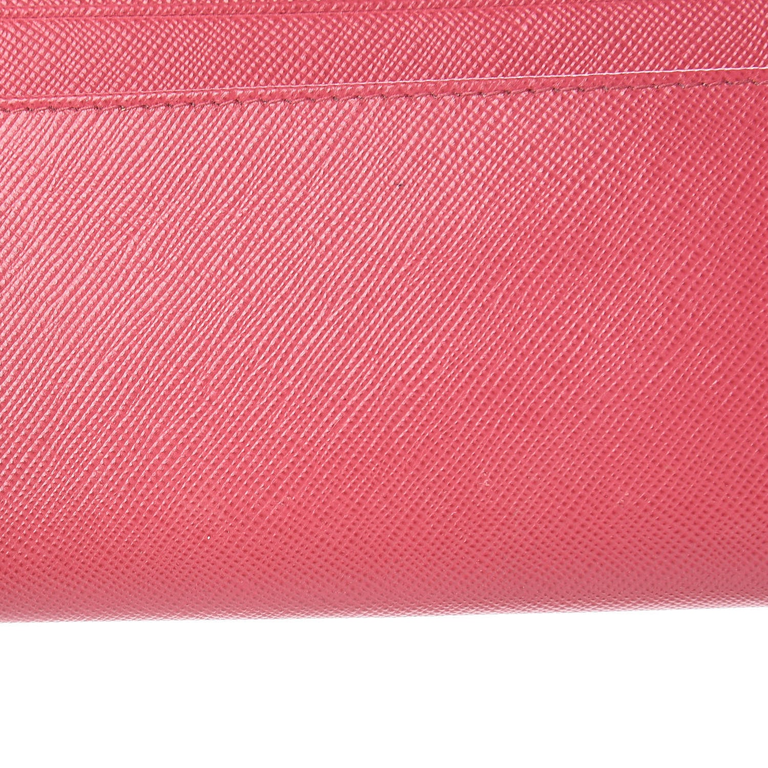 Prada Saffiano Metal Oro Chain Wallet Peonia 12 of 22