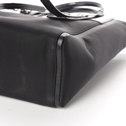 Prada Tessuto Nylon Spazzolato Small Ouverture Top Handle Bag Black 8 of 8