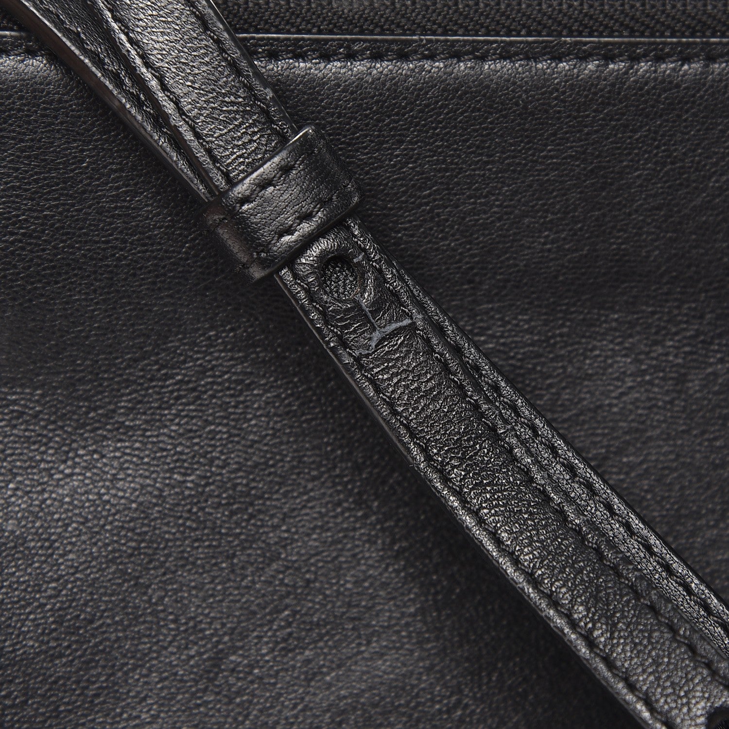 Celine Lambskin Large Trio Crossbody Bag Black 8 of 10
