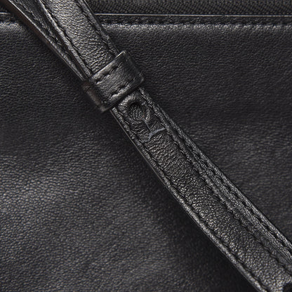 Celine Lambskin Large Trio Crossbody Bag Black 8 of 10