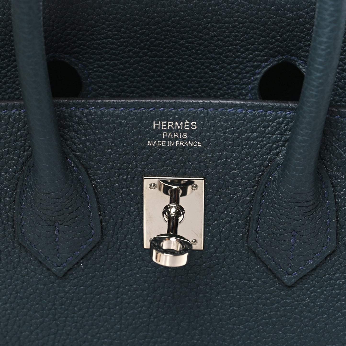 Togo Birkin 25 Bleu de Prusse