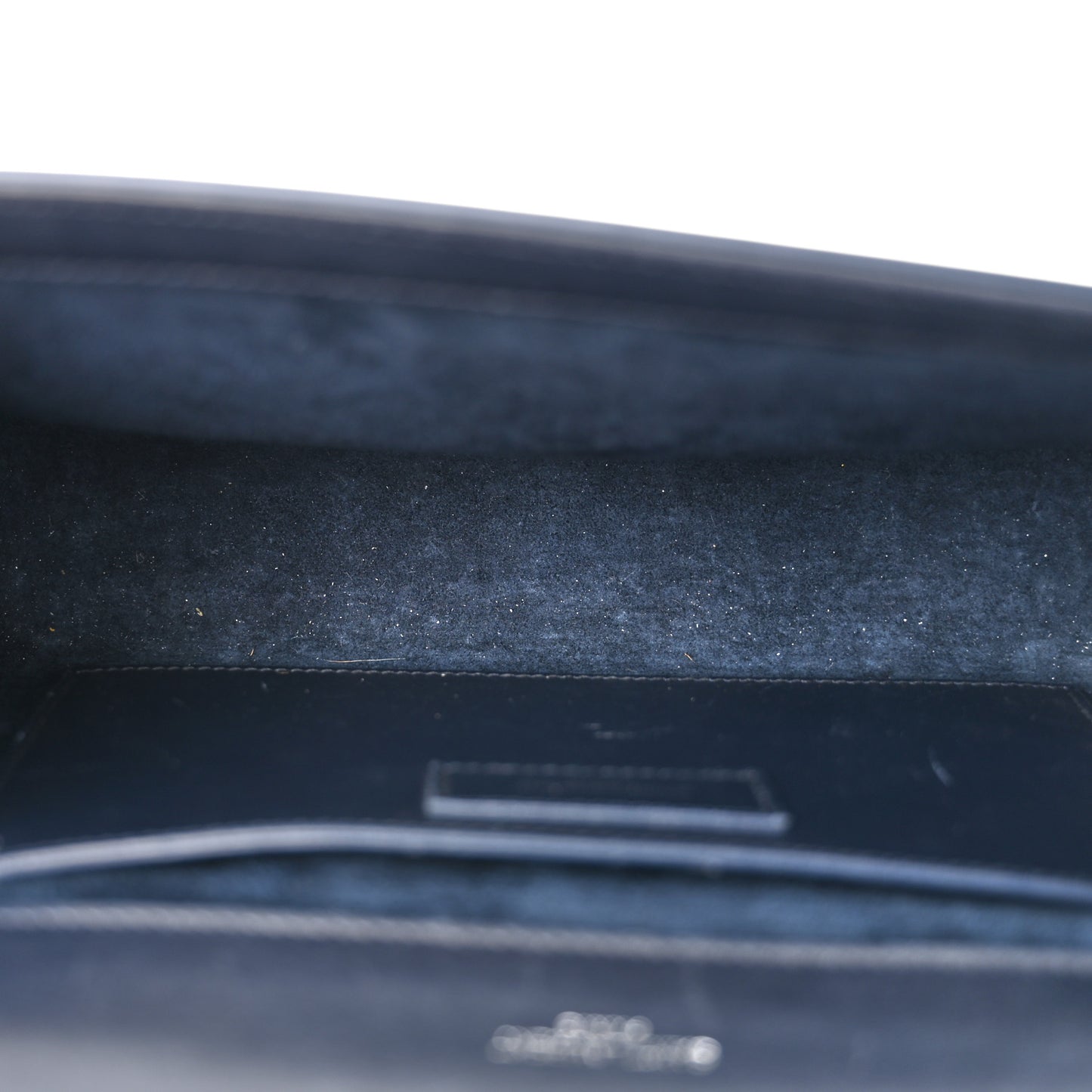 Smooth Calfskin Medium Classic Monogram Kate Tassel Satchel Marine