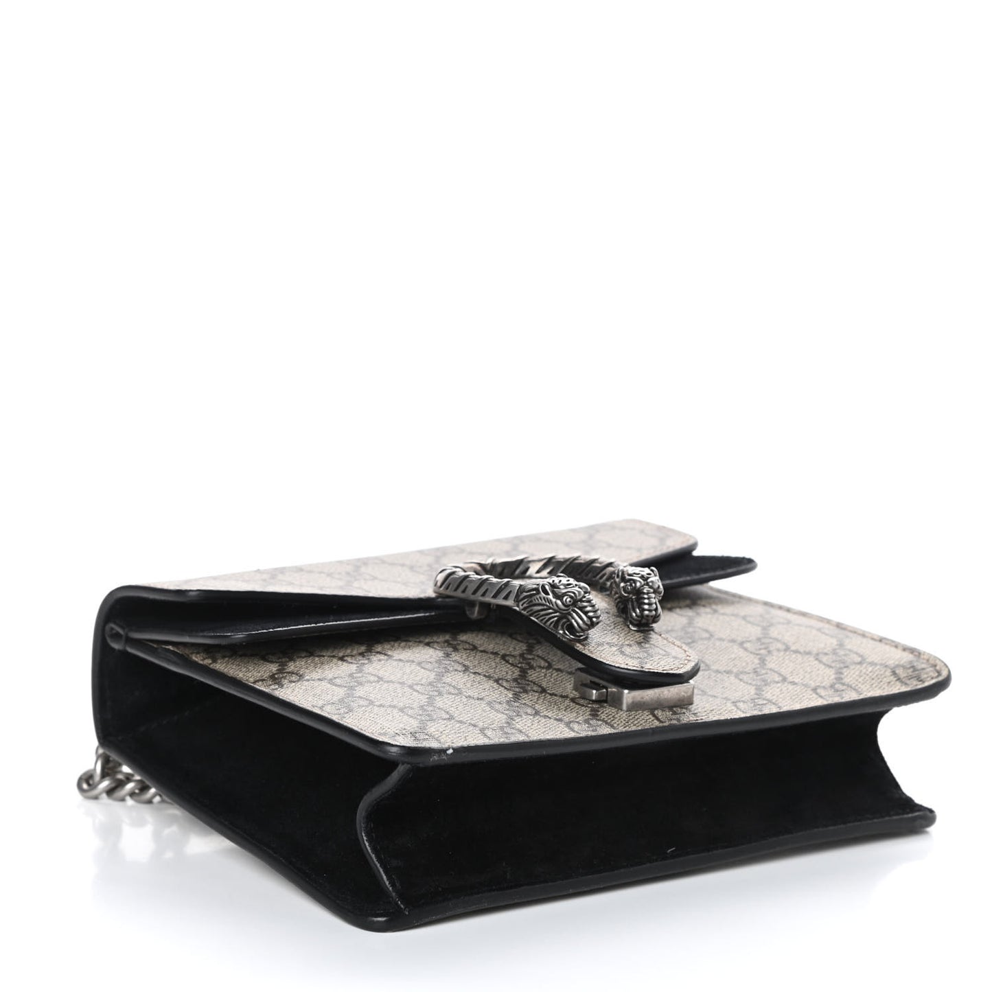 GG Supreme Monogram Mini Dionysus Shoulder Bag Black
