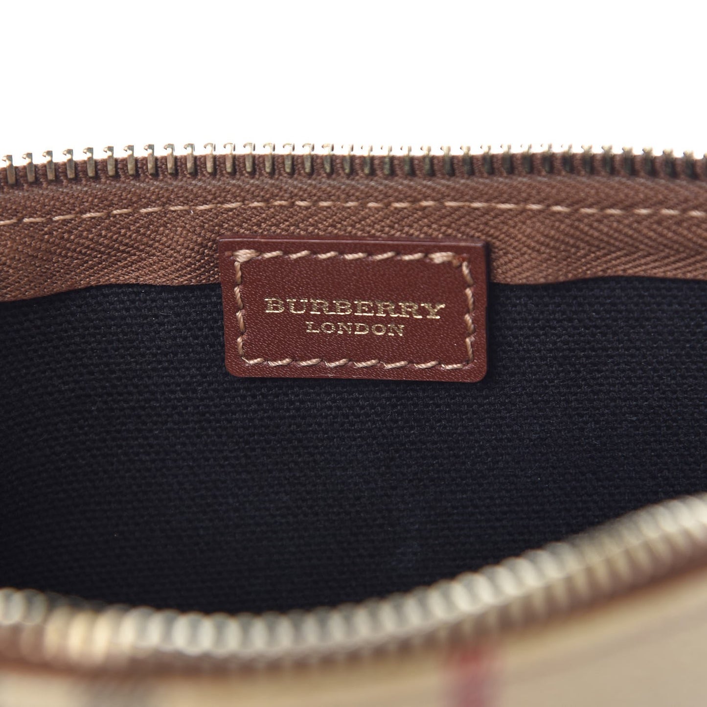 Haymarket Check Pochette Chocolate