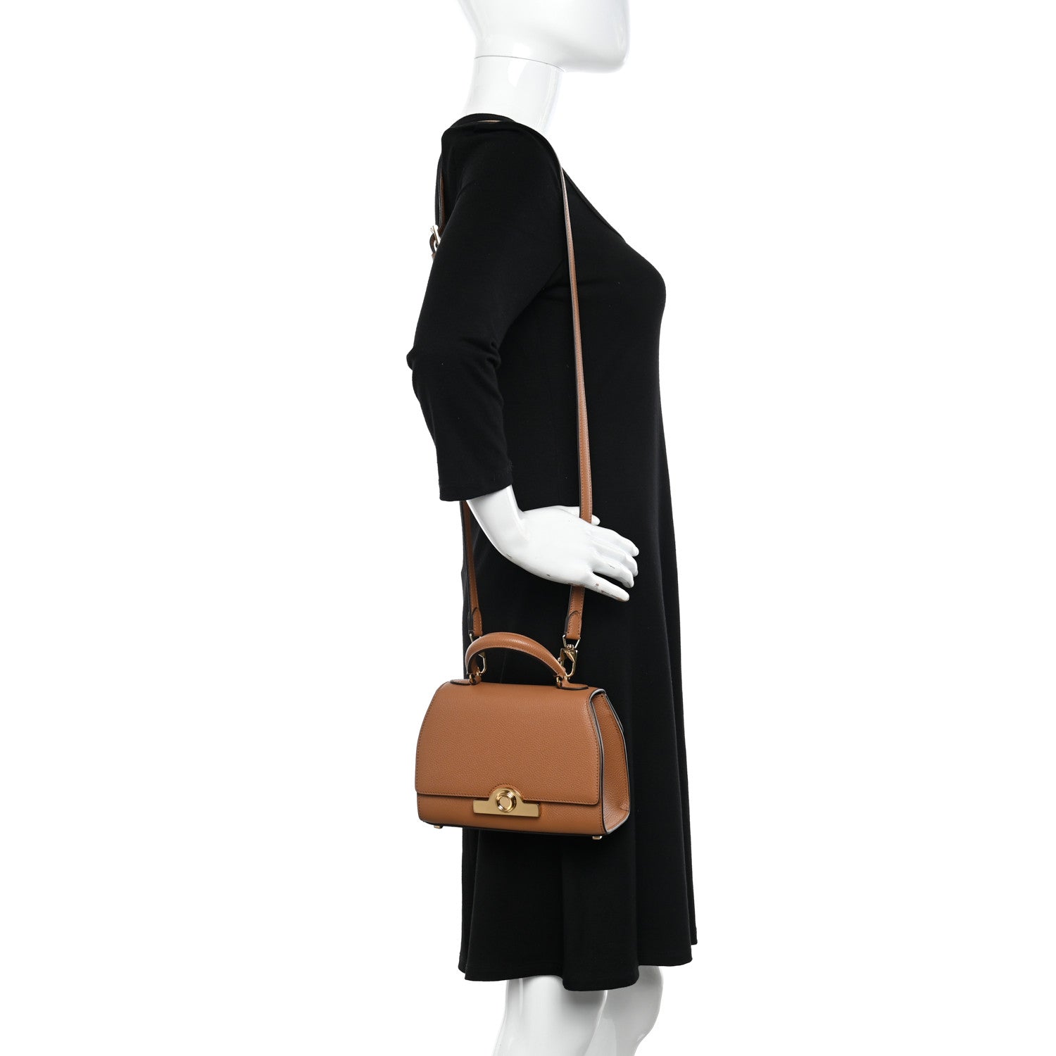 Moynat Taurillon Blush Rejane BB Cannelle 2 of 10