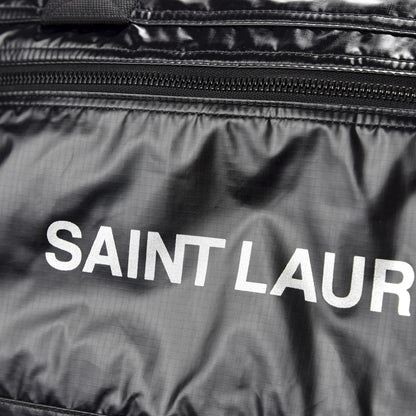 Saint Laurent Nylon Nuxx Ripstop Duffle Black White 8 of 8