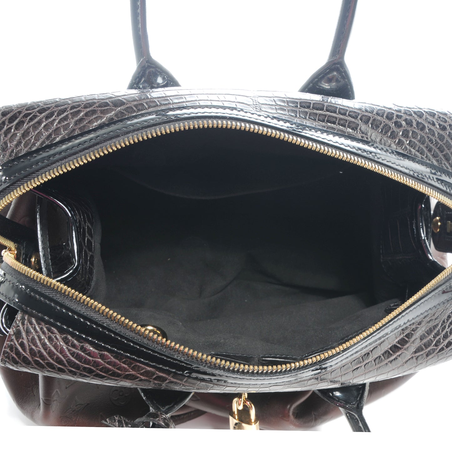 Monogram Embossed Alligator Les Extraordinaires City Steamer