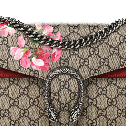 Gucci GG Supreme Monogram Blooms Small Dionysus Shoulder Bag Beige Multicolor Dry Rose 8 of 11