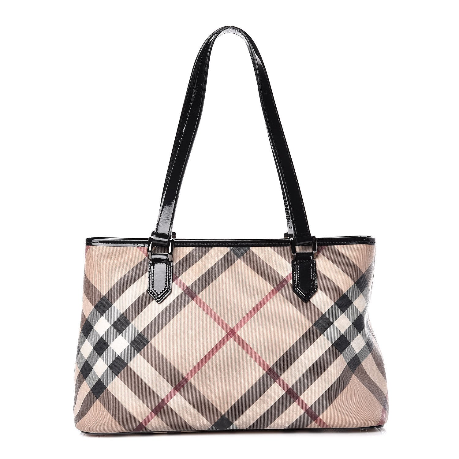 Burberry Supernova Check Regent Tote Black 1 of 17
