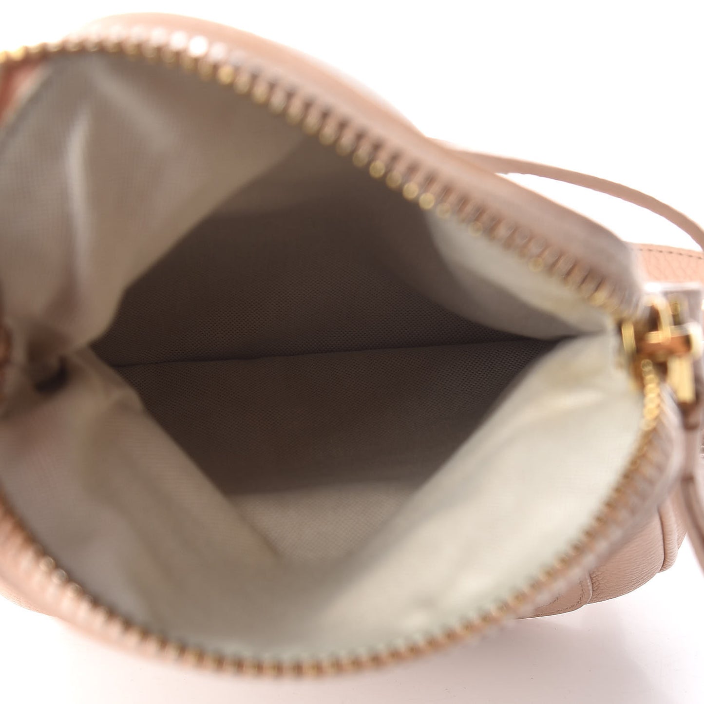 Pebbled Calfskin Jennifer Mini Crossbody Bag Blush Nude