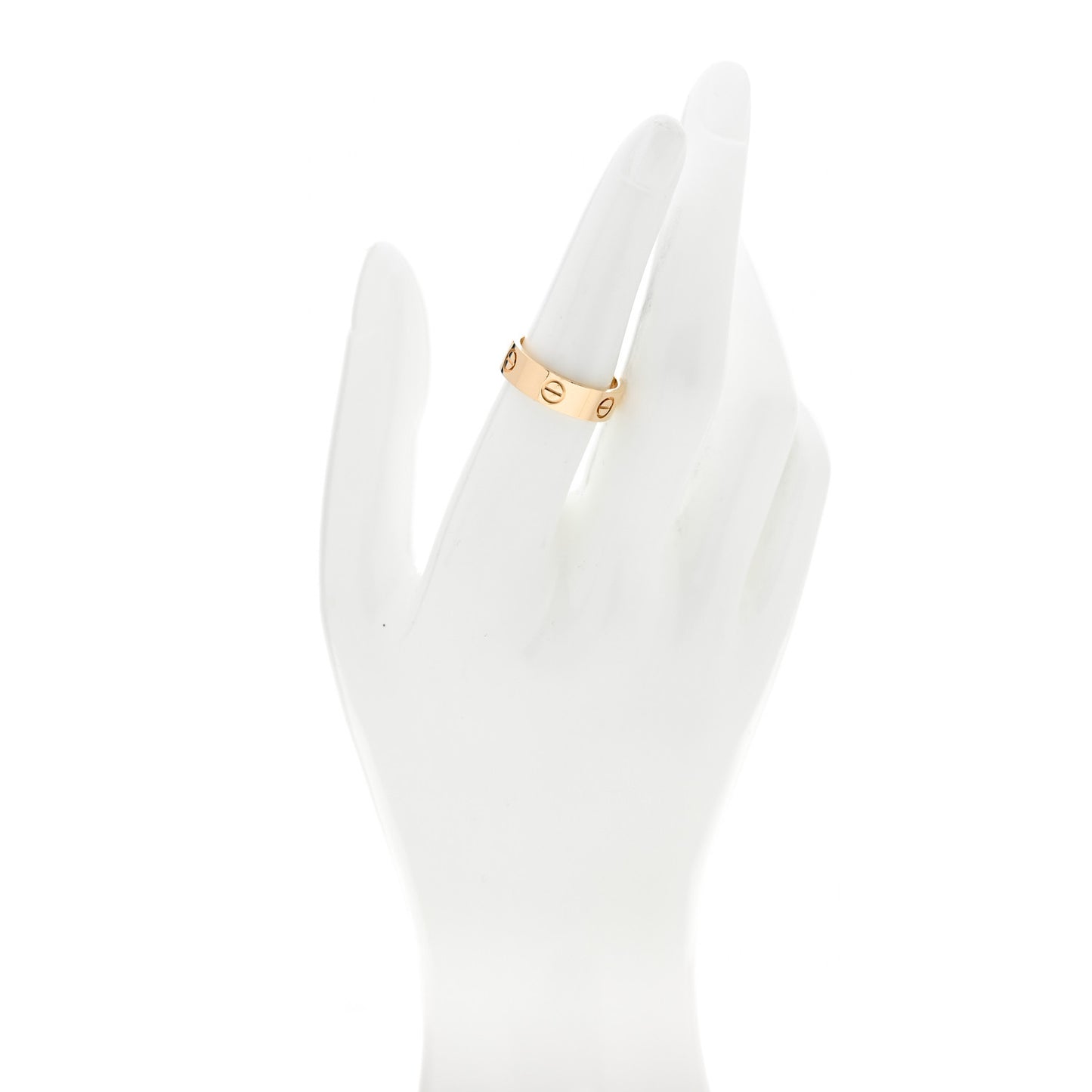 18K Yellow Gold 5.5mm LOVE Ring 54 6.75