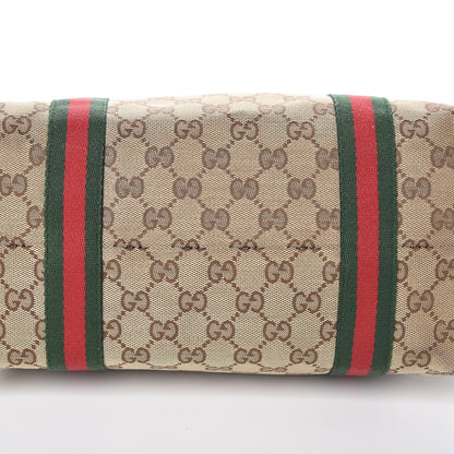 Gucci Monogram Medium Jolicoeur Tote Dark Brown 12 of 14